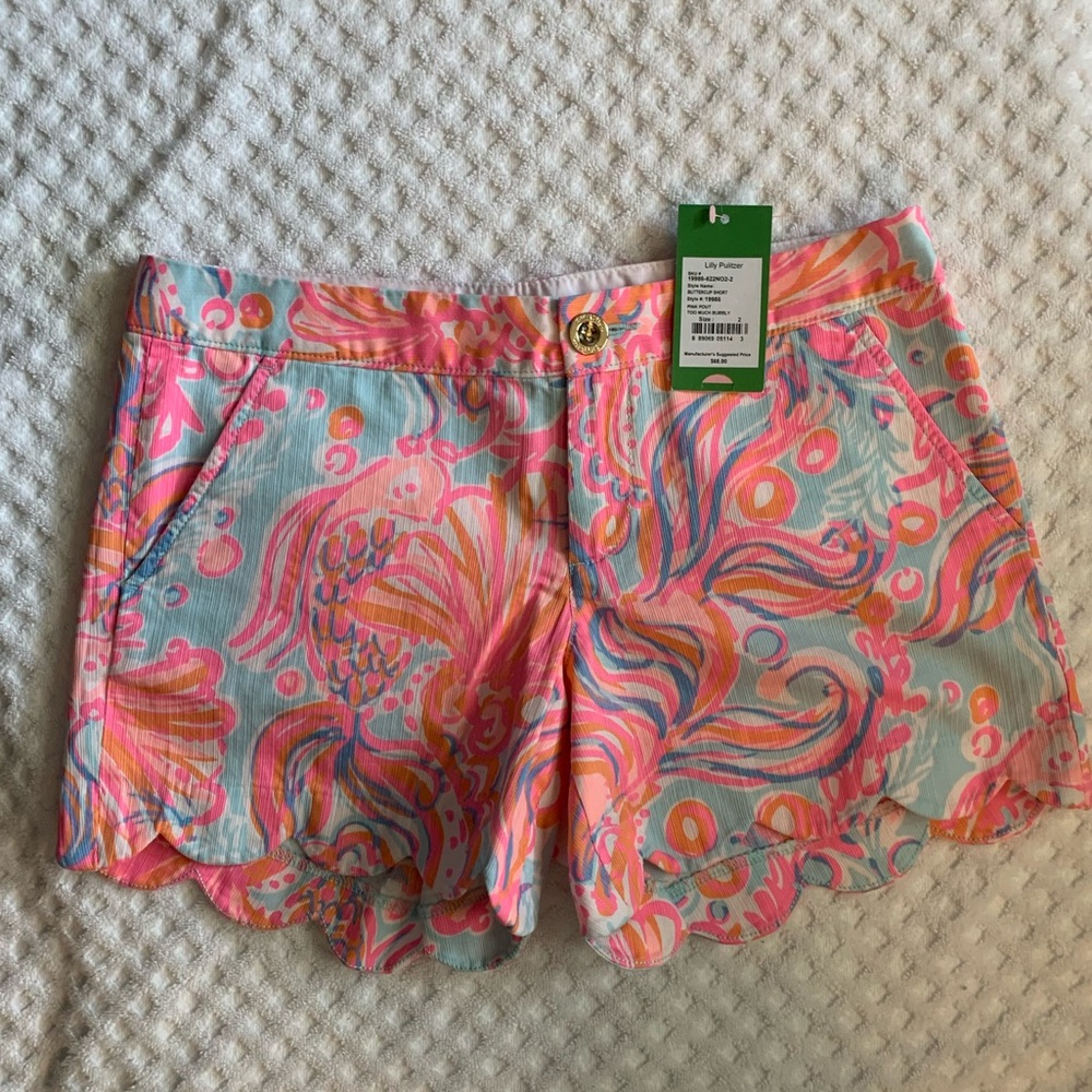 Lilly Pulitzer Buttercup Shorts. NWT.
